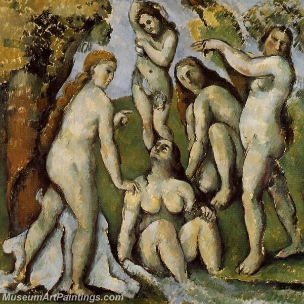Five Bathers Painting