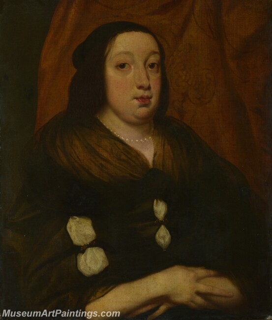 Flemish Portrait of an Elderly Woman Painting