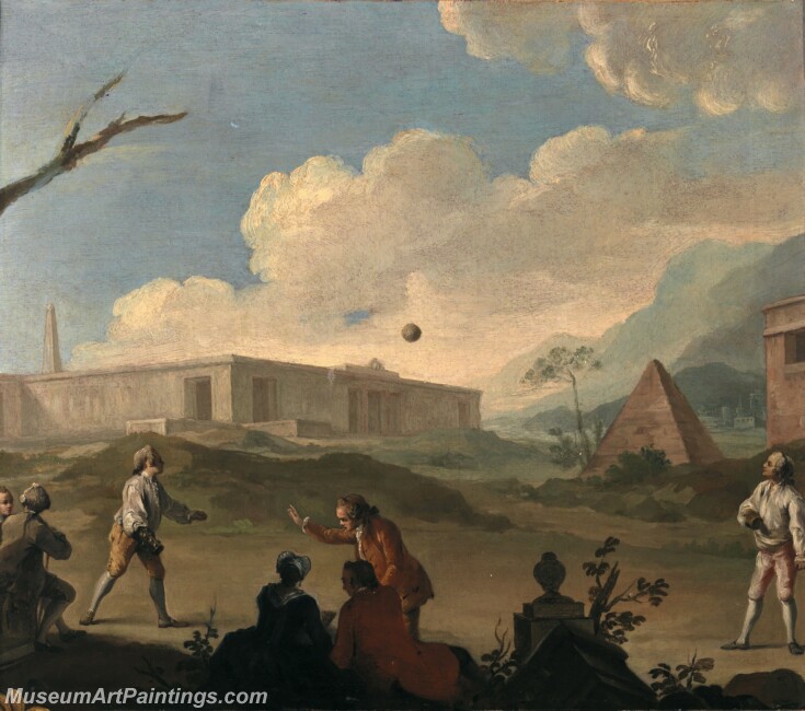 Flipart Charles Joseph El juego de balon Painting