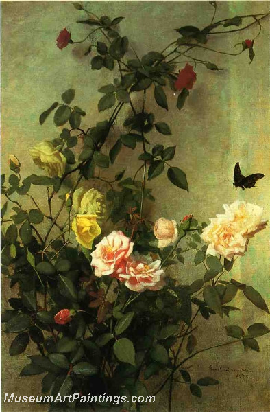 Floral Still Life by George Cochran Lambdin