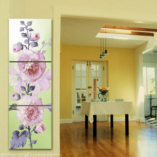 Flower Canvas Prints Set of 3 Modern Wall Art Paintings FCP066