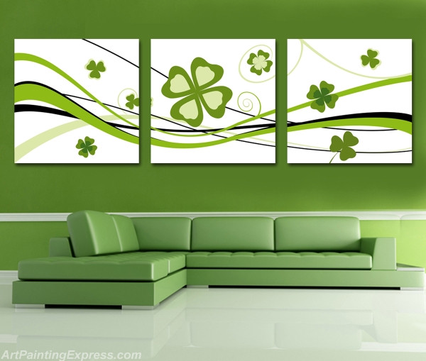 Flower Canvas Prints Set of 3 Modern Wall Art Paintings FCP074