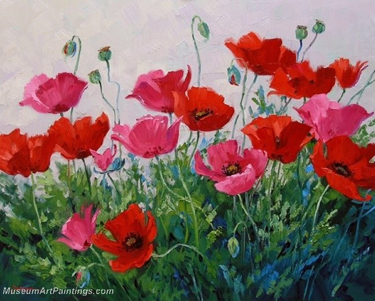 Flower Garden Oil Painting 015