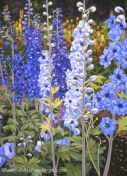 Flower Garden Oil Painting 021