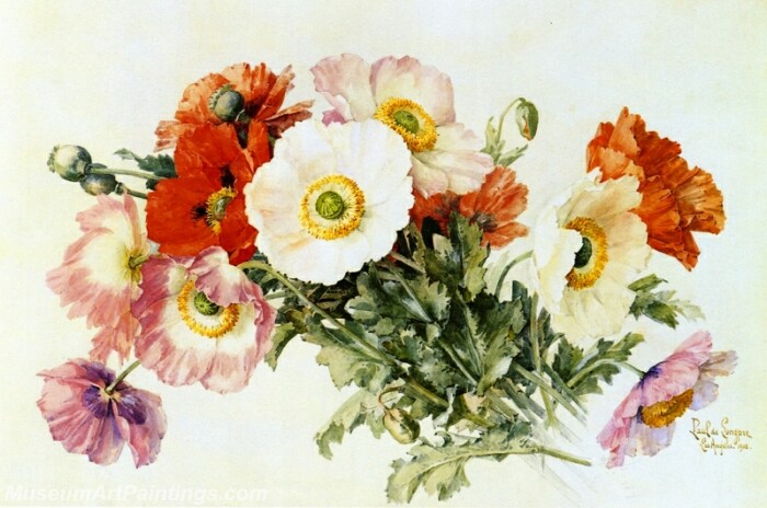 Flower Painting Iceland Poppies