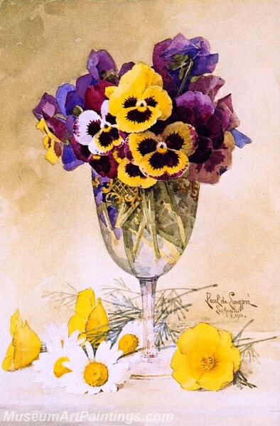 Flower Painting Pansies