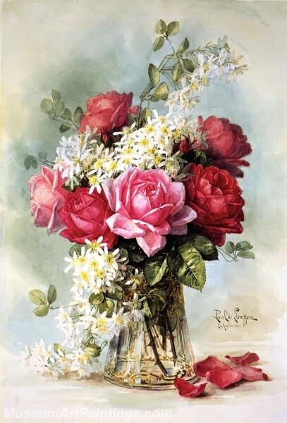 Flower Painting Rose Oil Paintings