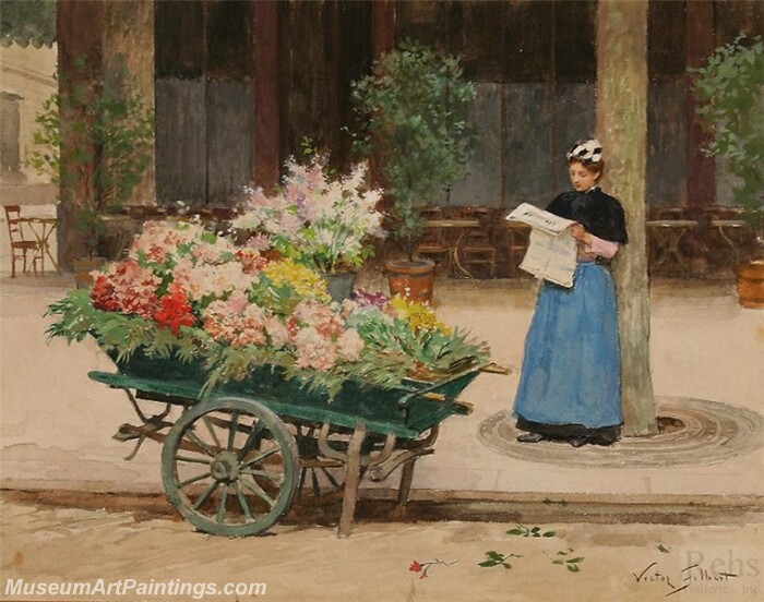 Flower Seller 1 Painting