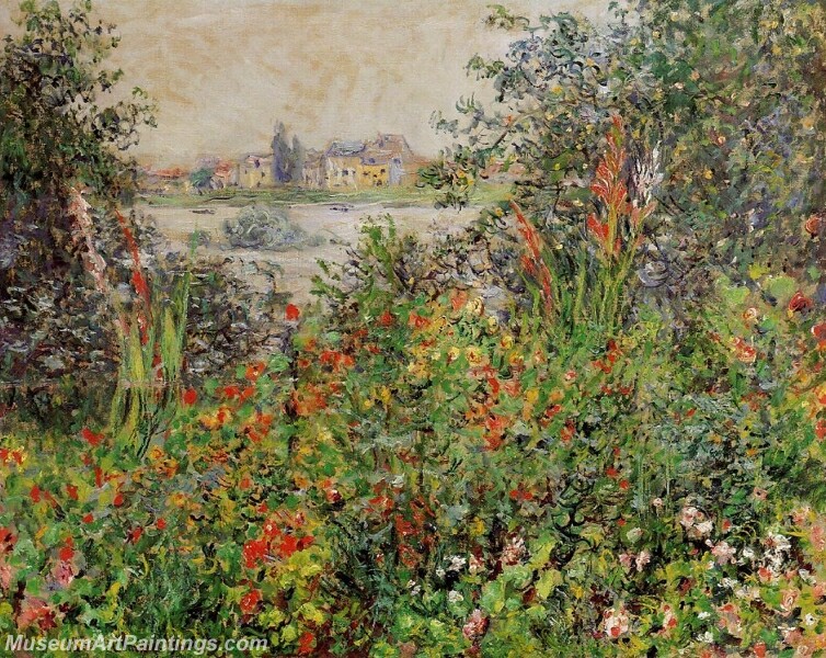 Flowers at Vetheuil Painting