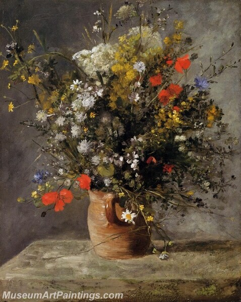 Flowers in a Vase 01 Painting