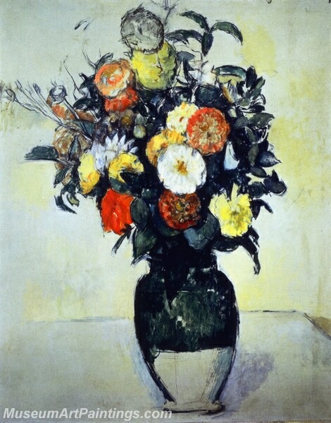 Flowers in an Olive Jar 01 Painting