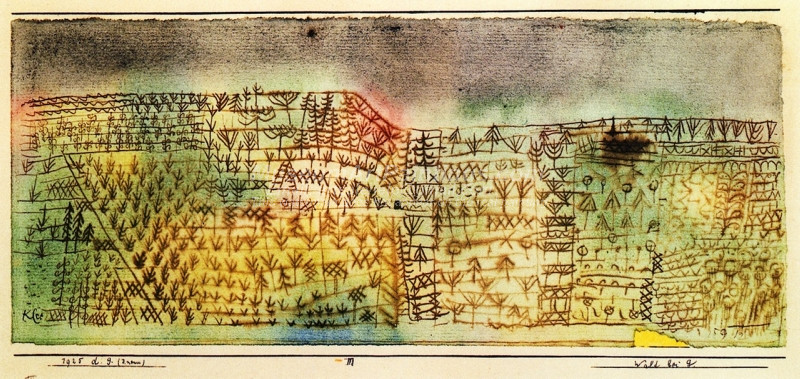 Forest in G by Paul Klee