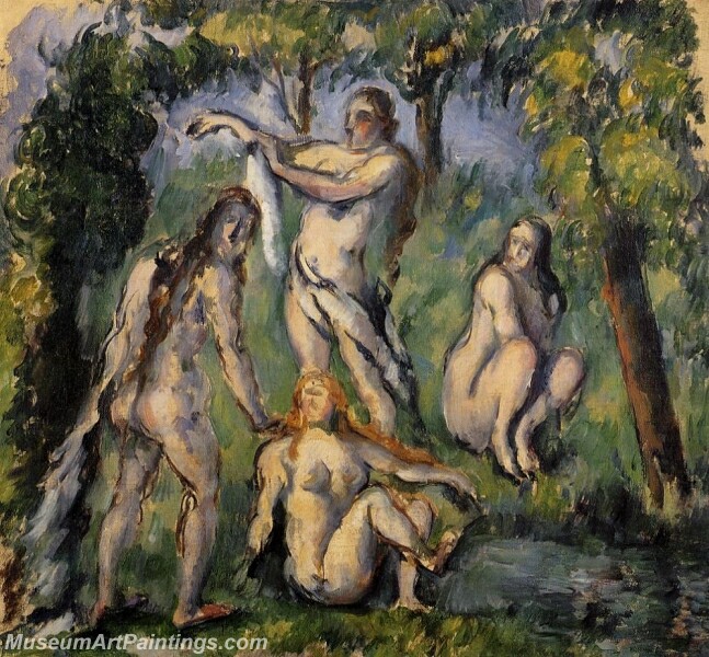 Four Bathers 01 Painting