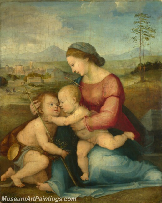 Fra Bartolommeo The Madonna and Child with Saint John Painting