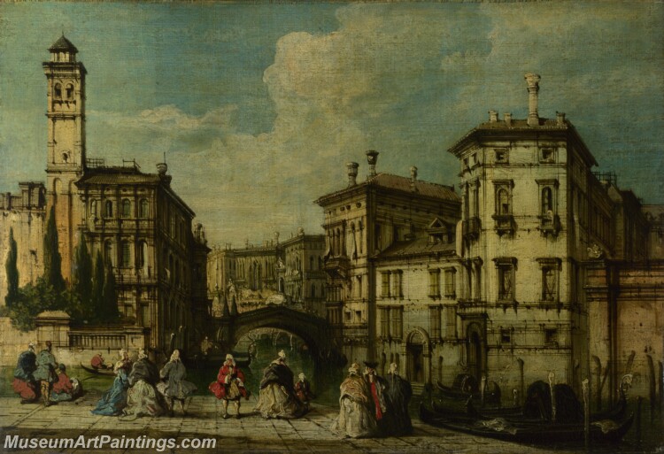 Francesco Guardi Venice Entrance to Cannaregio Painting