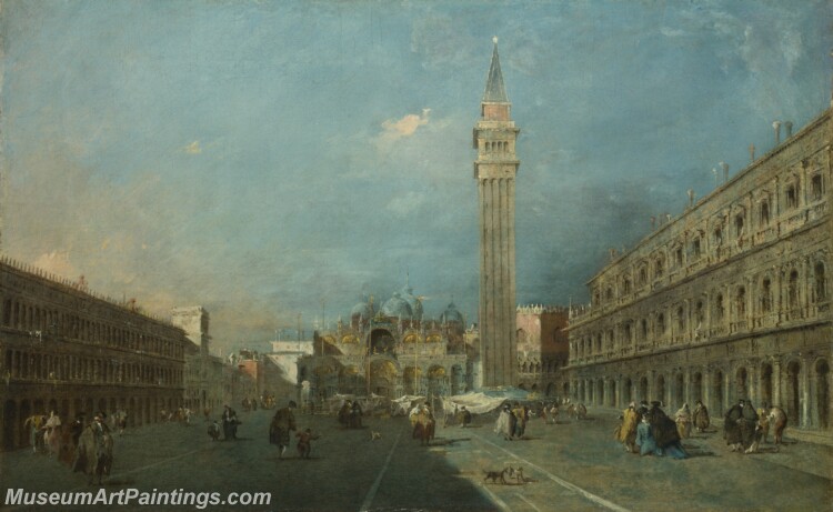 Francesco Guardi Venice Piazza San Marco Painting