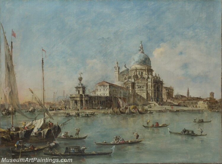 Francesco Guardi Venice The Punta della Dogana 1 Painting