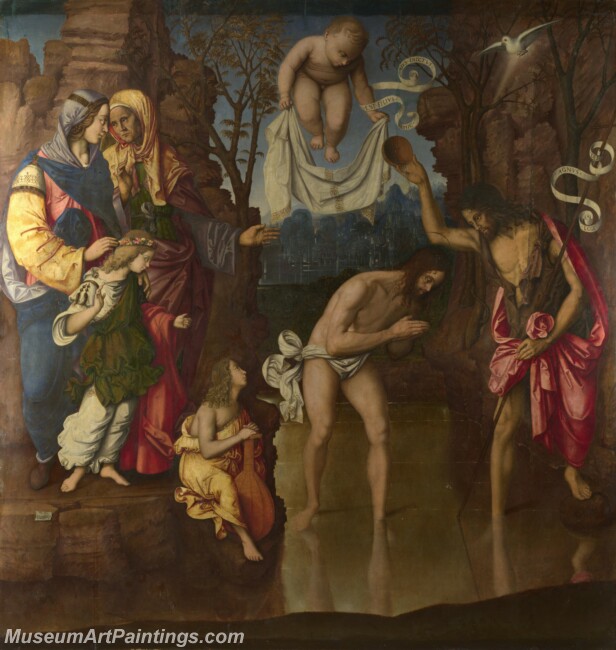 Francesco Zaganelli The Baptism of Christ Painting