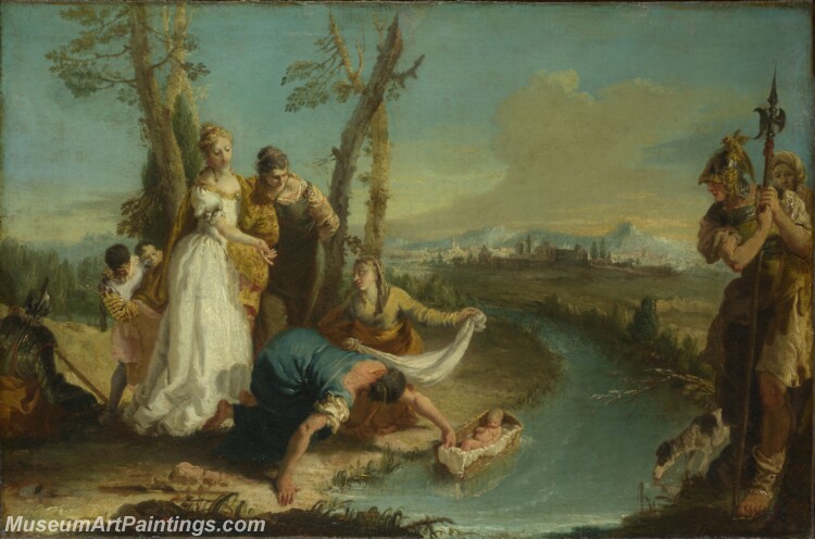 Francesco Zugno The Finding of Moses Painting