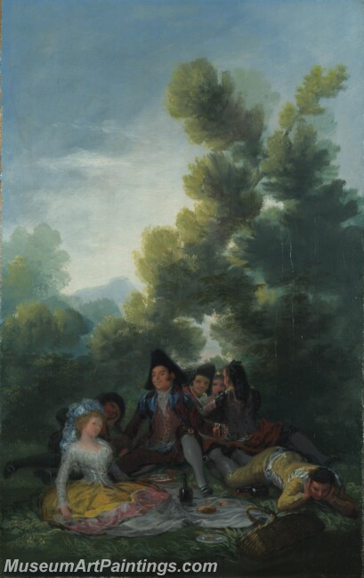 Francisco de Goya A Picnic Painting