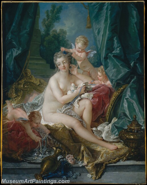 Francois Boucher The Toilette of Venus Painting