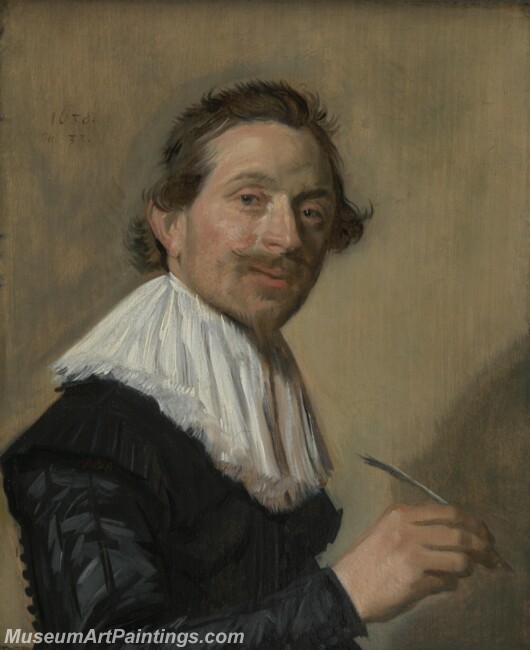 Frans Hals Portrait of Jean de la Chambre at the Age of 33 Painting