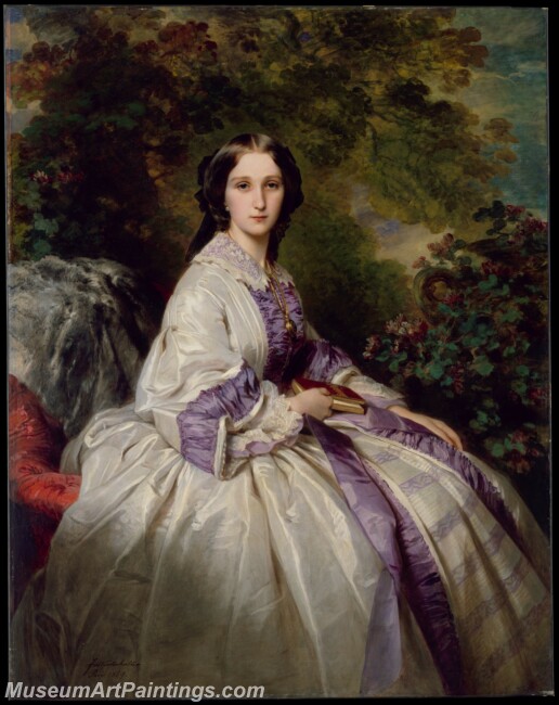 Franz Xaver Winterhalter Countess Alexander Nikolaevitch Lamsdorff Painting