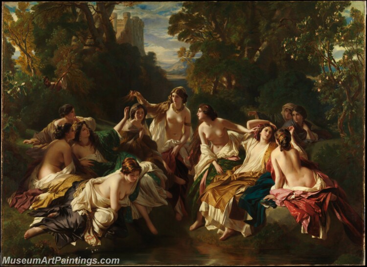 Franz Xaver Winterhalter Florinda Painting