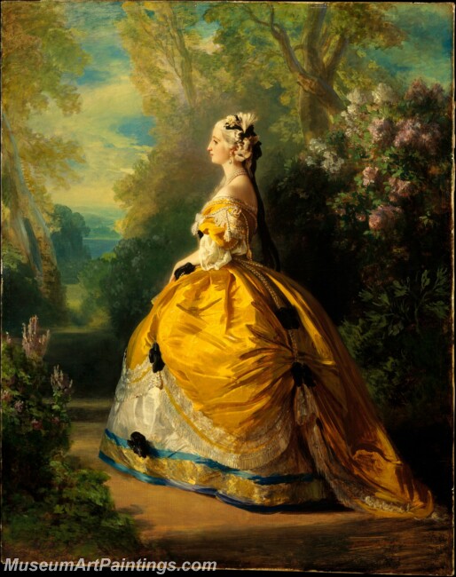 Franz Xaver Winterhalter The Empress Eugenie Painting