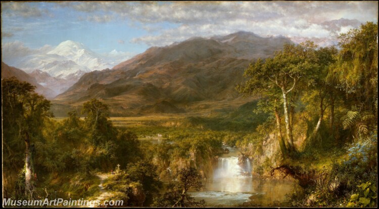 Frederic Edwin Church Heart of the Andes Painting