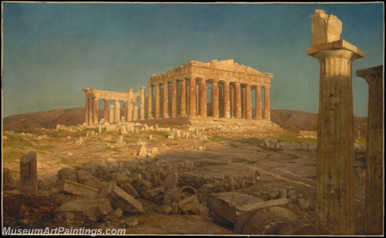 Frederic Edwin Church The Parthenon Painting