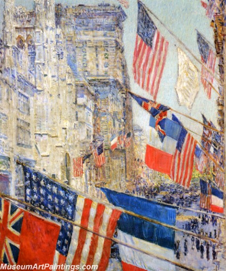 Frederick Childe Hassam Allies Day May Painting