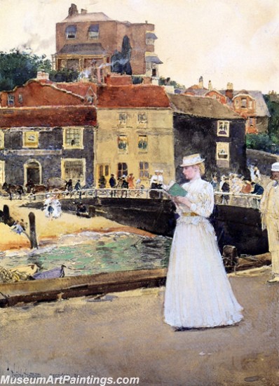 Frederick Childe Hassam Bleakk House Broadstairs Painting