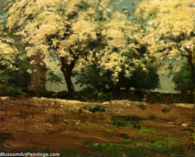 Frederick Childe Hassam Blossoms Painting