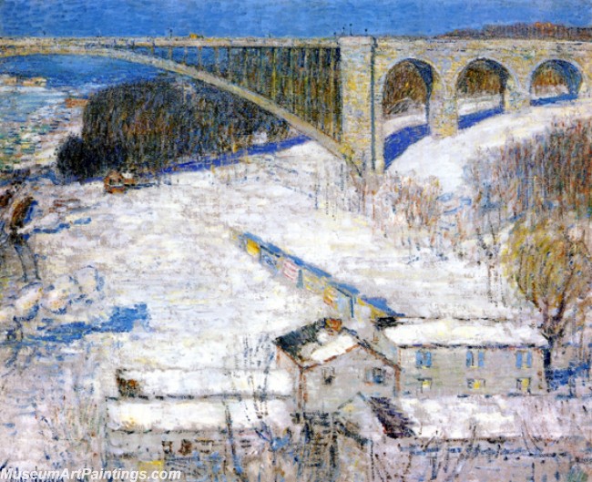 Frederick Childe Hassam High Bridge Painting