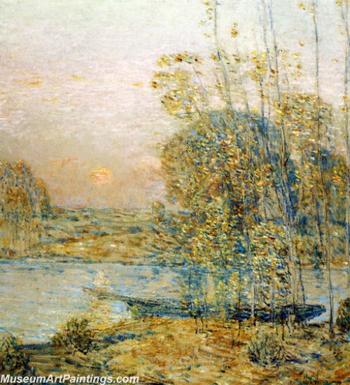 Frederick Childe Hassam Late Afternoon Painting