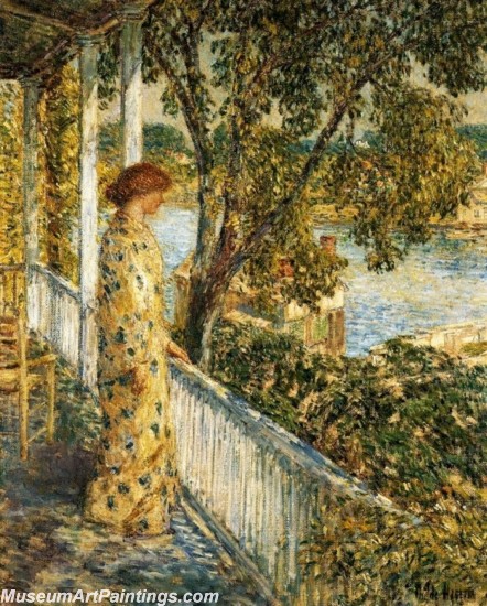 Frederick Childe Hassam Listening to the Orchard Oriole Painting