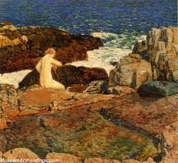 Frederick Childe Hassam Nude Paintings East Headland Pool