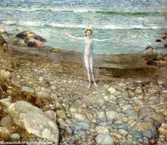 Frederick Childe Hassam Nude Paintings Incoming Tide