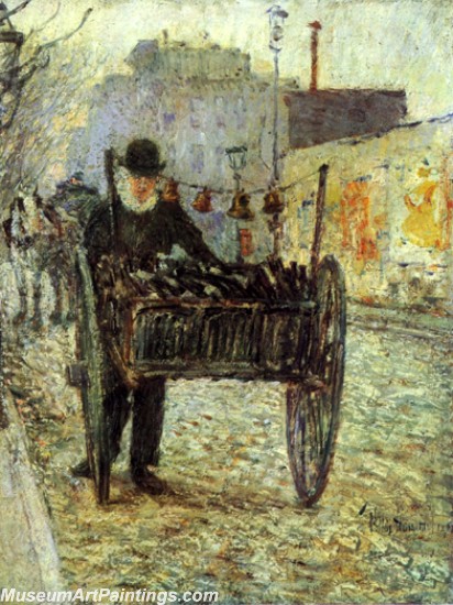 Frederick Childe Hassam Old Bottle Man Painting