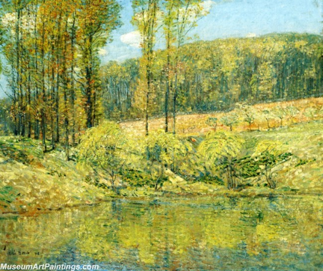 Frederick Childe Hassam Spring Navesink Highlands Painting