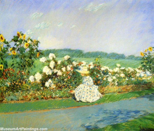 Frederick Childe Hassam Summertime Painting