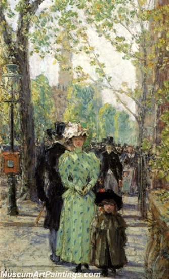 Frederick Childe Hassam Sunday Morning Painting