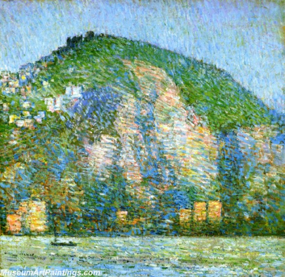 Frederick Childe Hassam Telegraph Hill San Francisco Painting