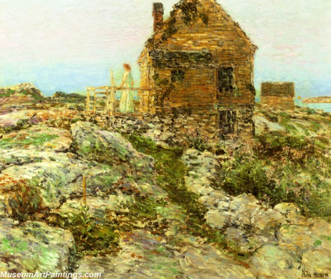 Frederick Childe Hassam The Norwegian Cottage Painting