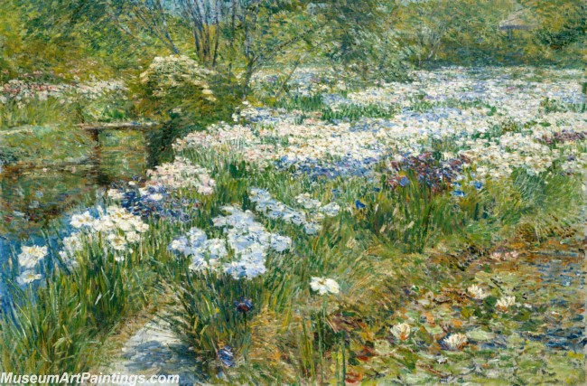 Frederick Childe Hassam The Water Garden Painting