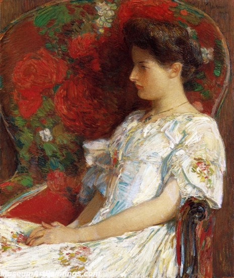 Frederick Childe Hassam Woman Paintings 025