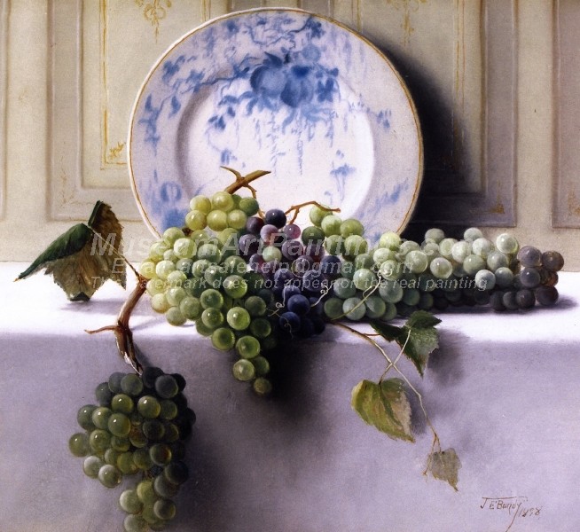 Fruit Paintings Still Life with Grapes