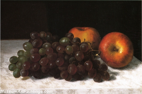Fruit Paintings Still Life with Grapes and Apples