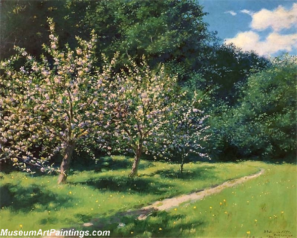 Garden Paintings Apple Blossoms